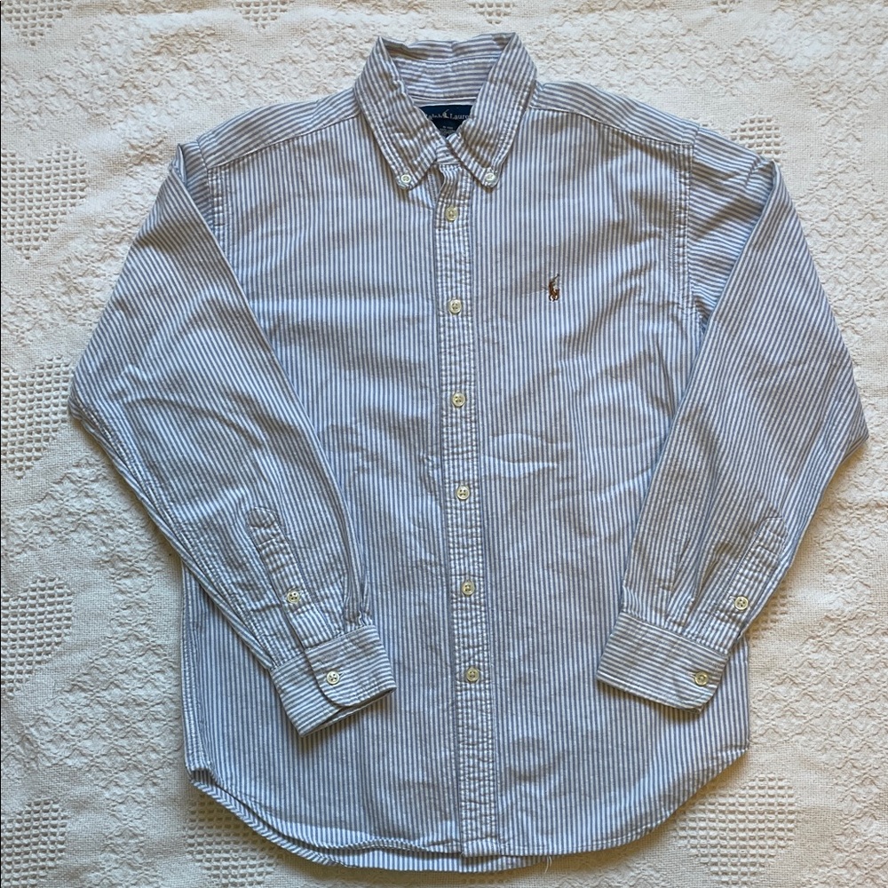 Ralph Lauren Boy’s Blue Striped Shirt